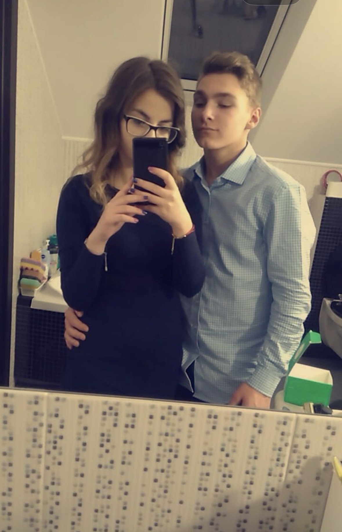 Natalia i Wiktor na wspólnym zdjęciu sprzed lat